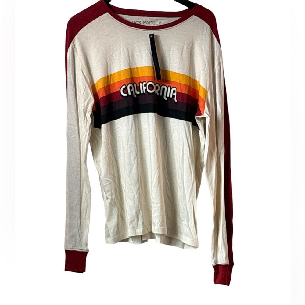 NWT Vox Populi For the People X Large Long Sleeve Tee California